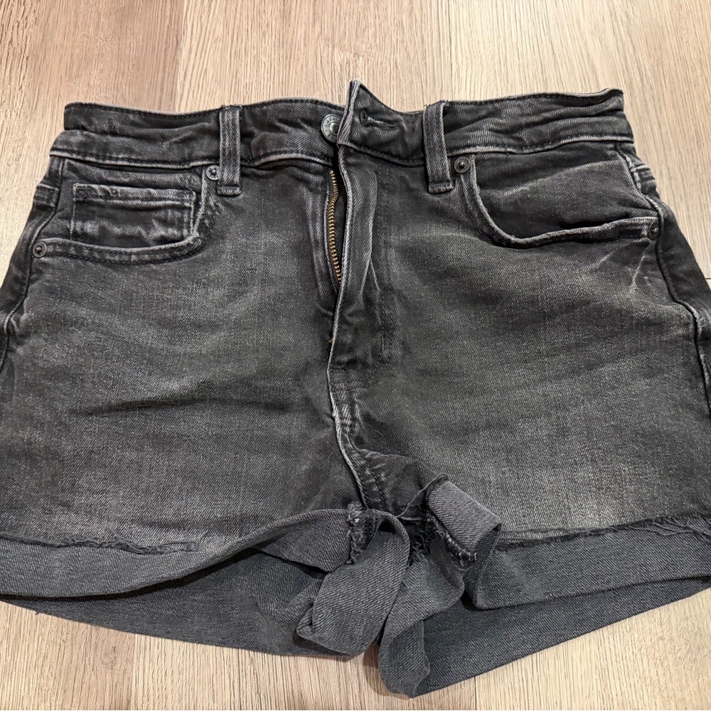 American Eagle Outfitters Black Jean Shorts